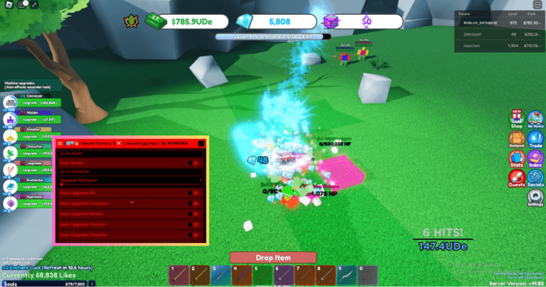 Sword Factory X Script - November 2025 Roblox Database