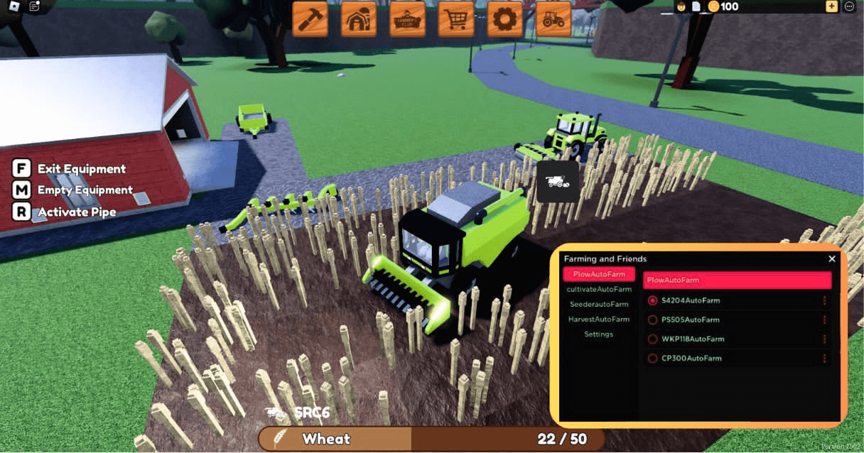 Farming and Friends Script