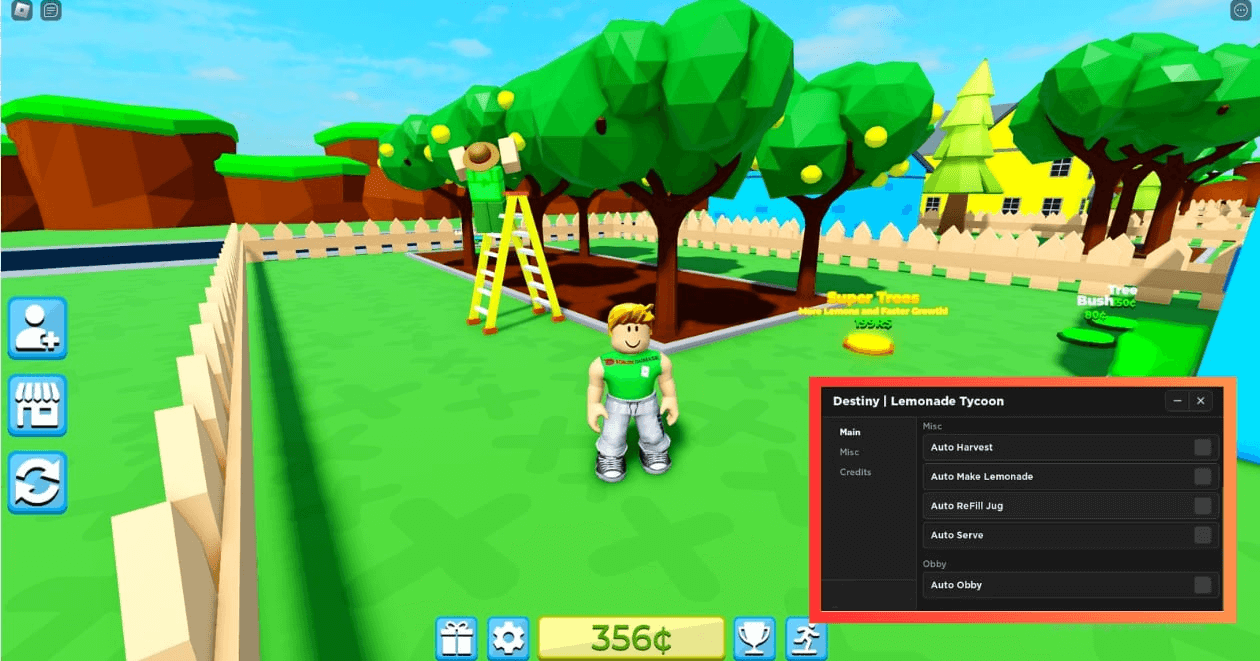 Lemonade Tycoon Script