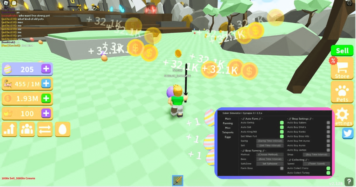 Saber Simulator Script - Roblox Database