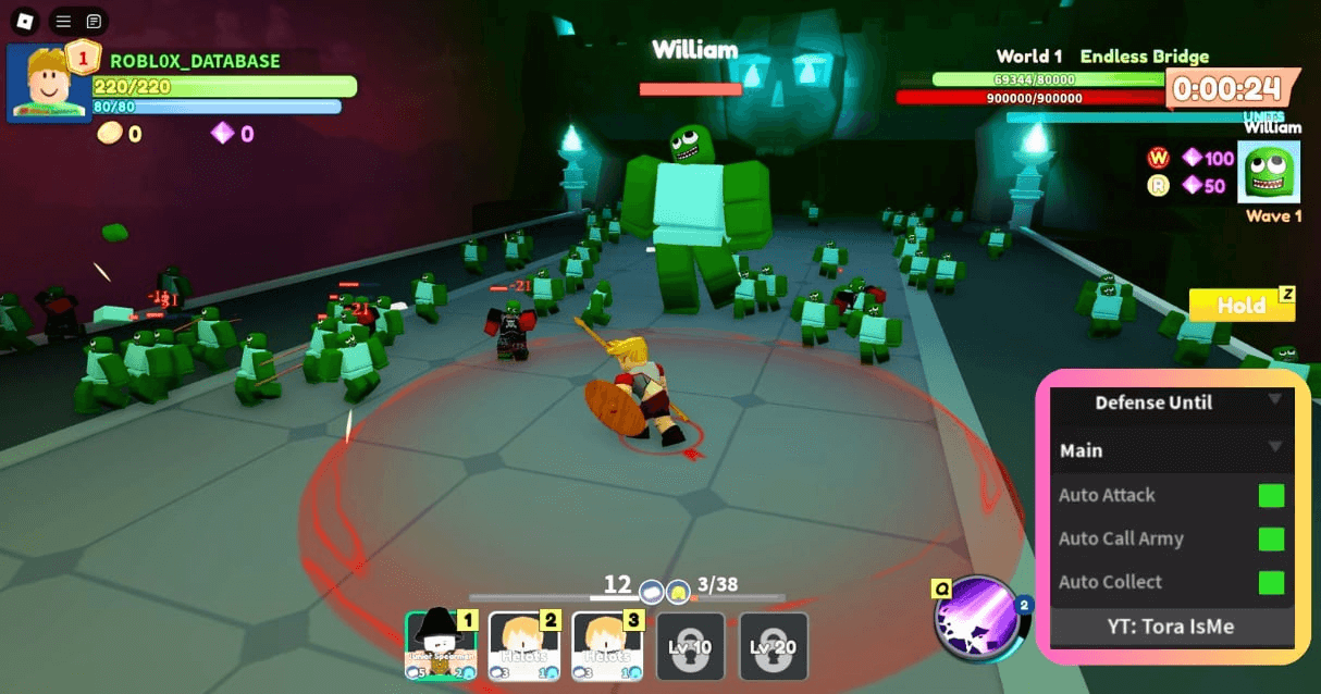 Defense Until Death Simulator Script