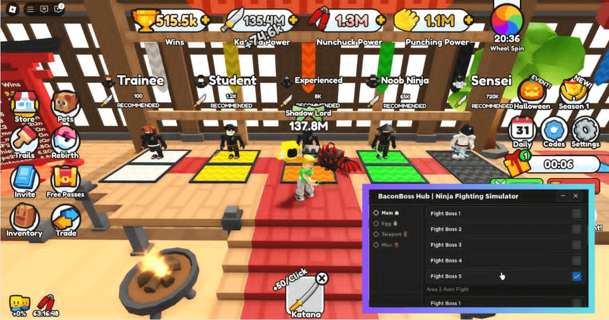 Ninja Fighting Simulator Script