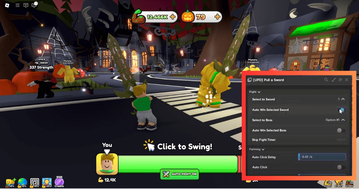 Pull a sword script roblox database