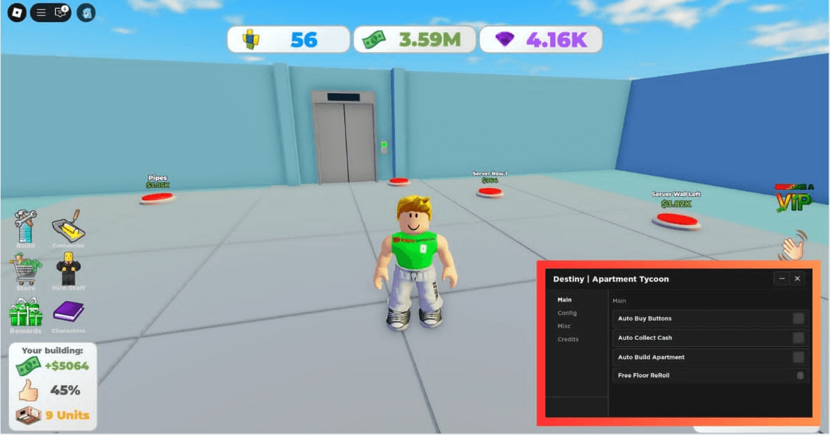Apartment Tycoon Script