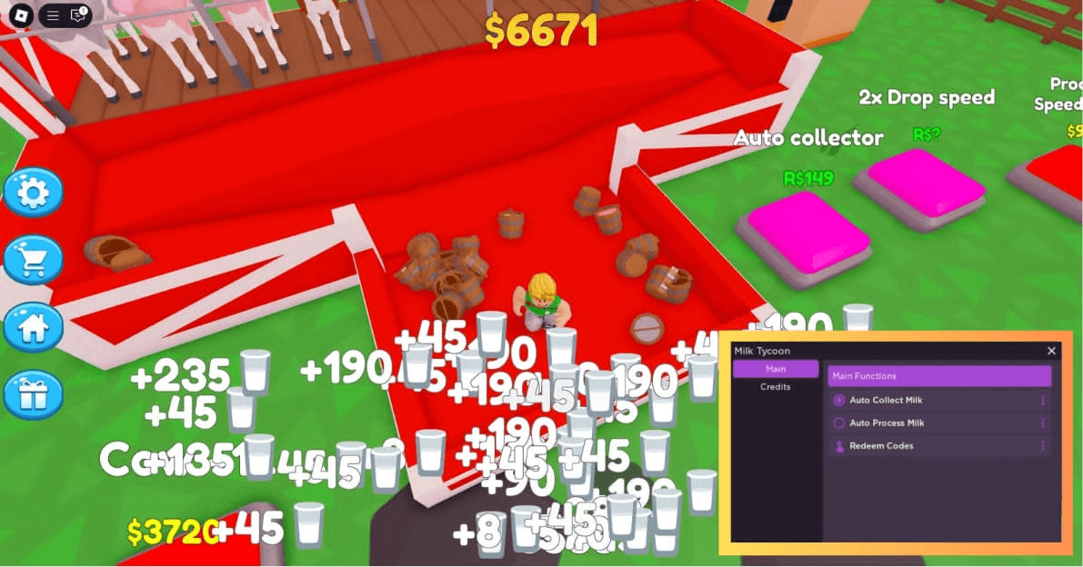 Milk Tycoon Script