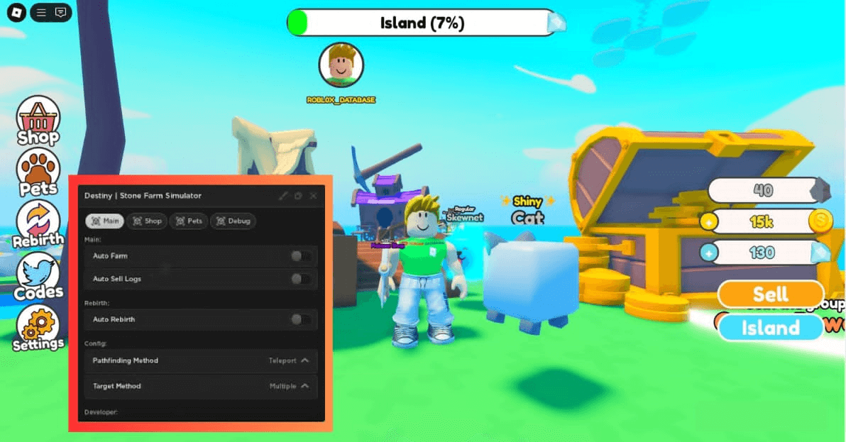 Stone Farm Simulator Script