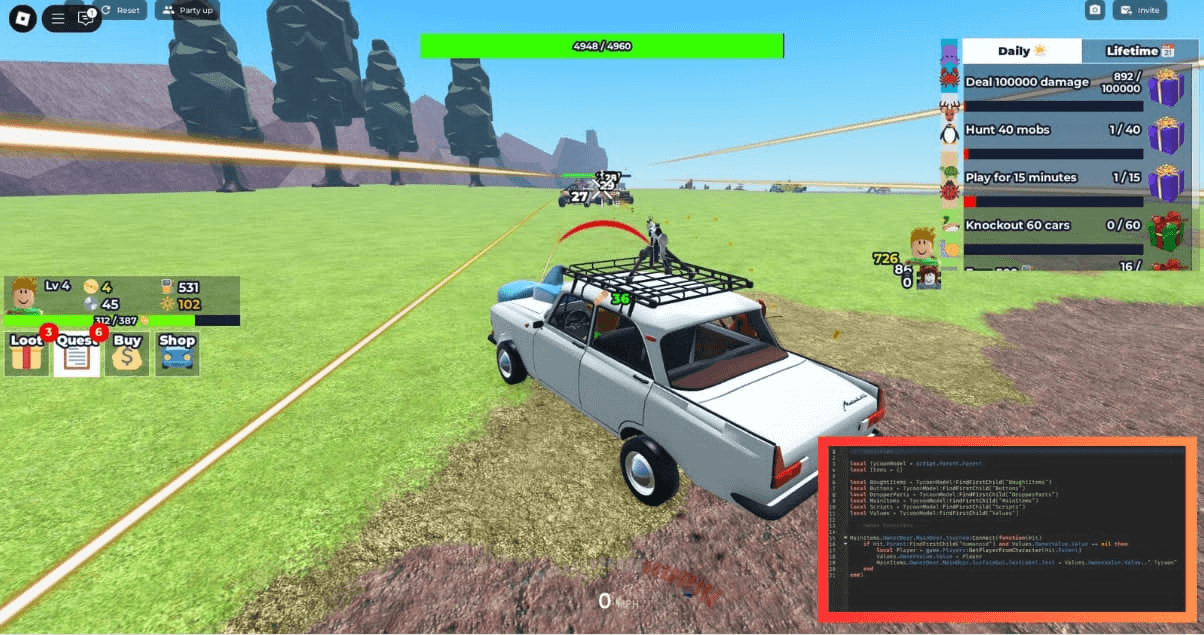 Carcraft Script