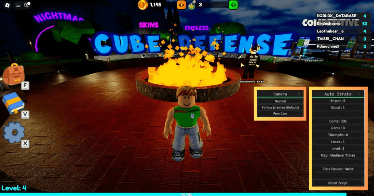 Cube Defense Script