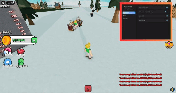 Viking Tycoon Script