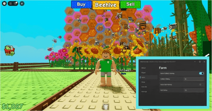 Build A Beehive Script