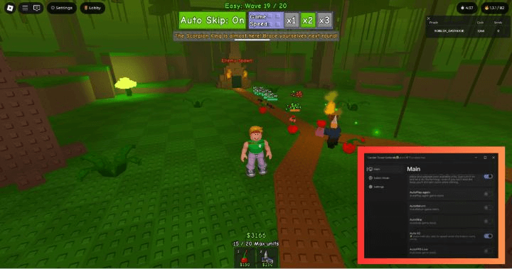 Garden Tower Defense Script