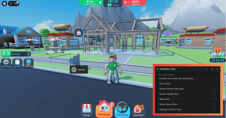 Investor City Script