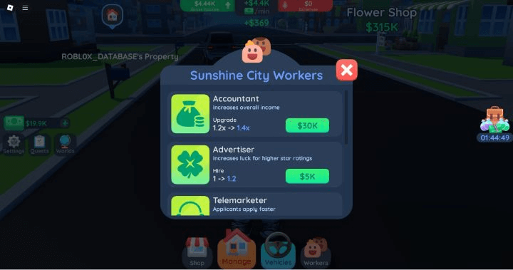 Investor City Script
