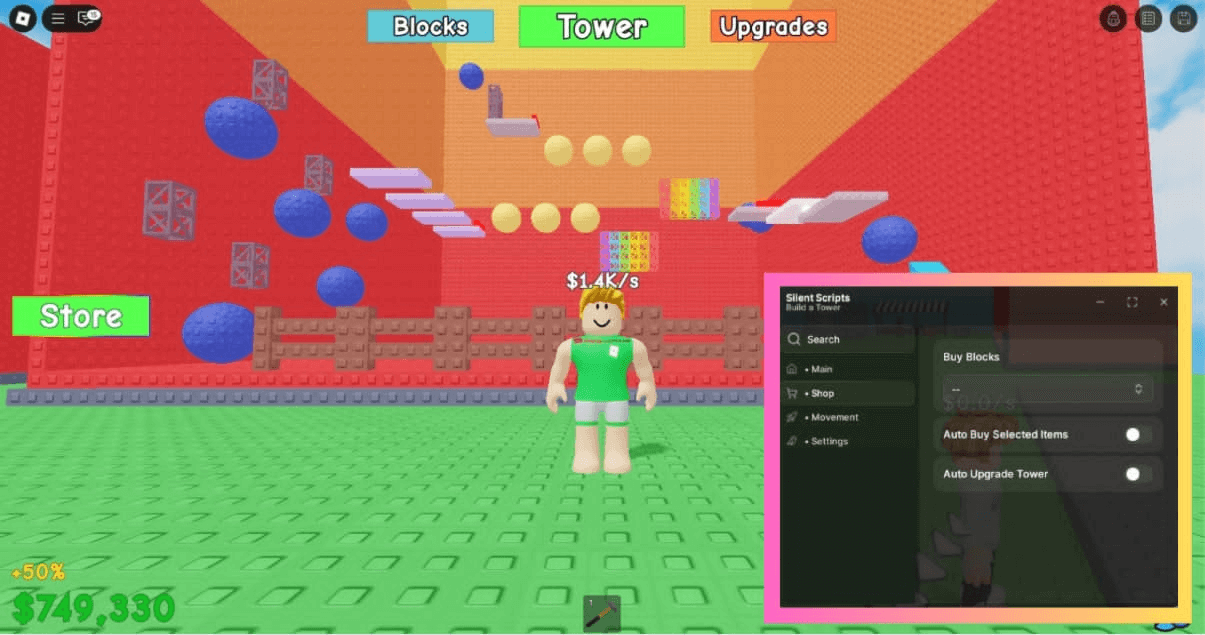 Build a Tower Script