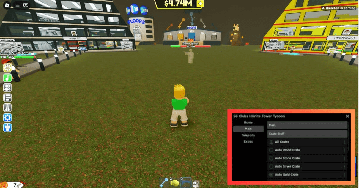 Infinite Tower Tycoon Script