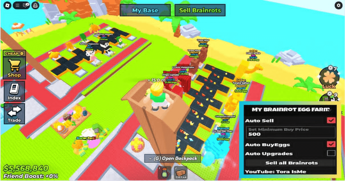 My Brainrot Egg Farm Script