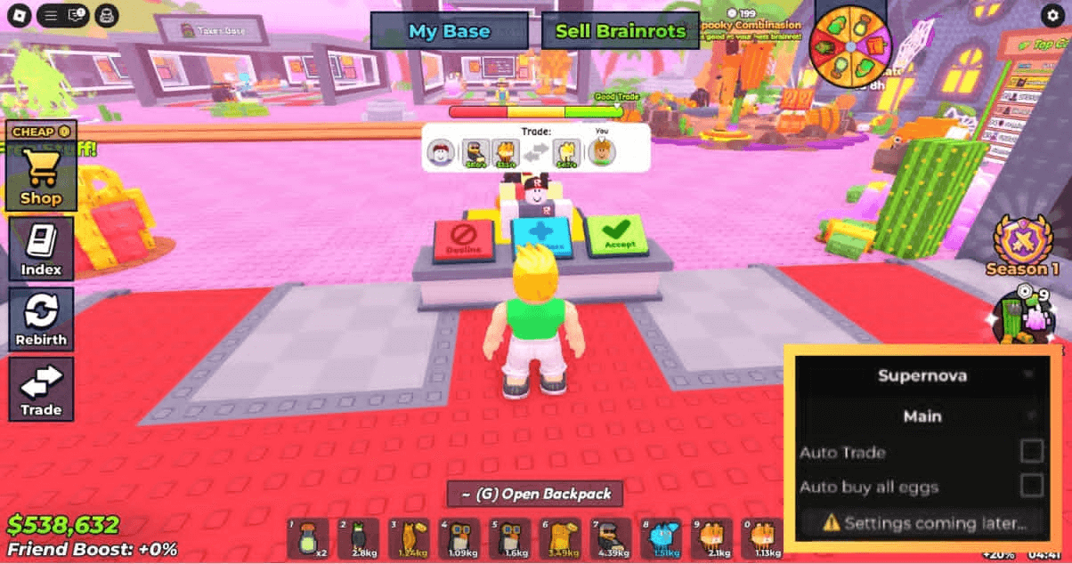 Trade a Brainrot Script