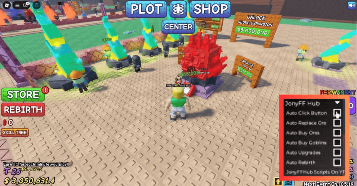 Your Goblin Mine Script