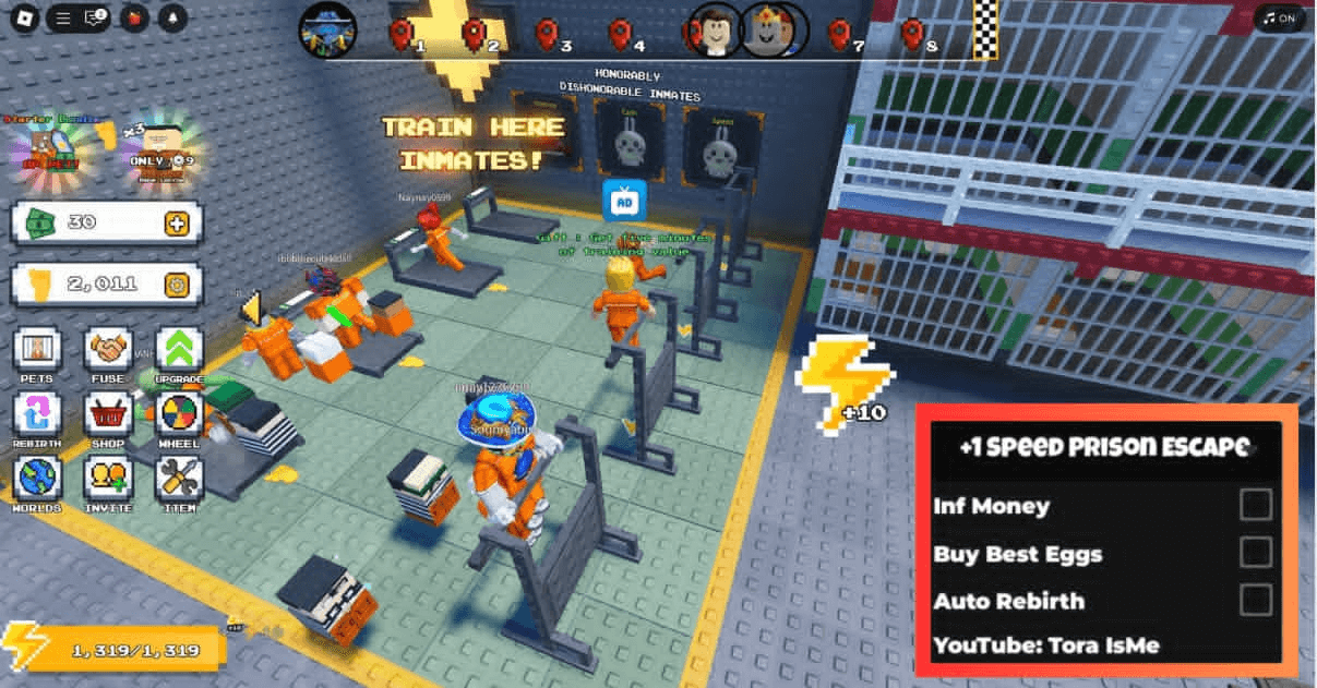 +1 Speed Prison Escape Script