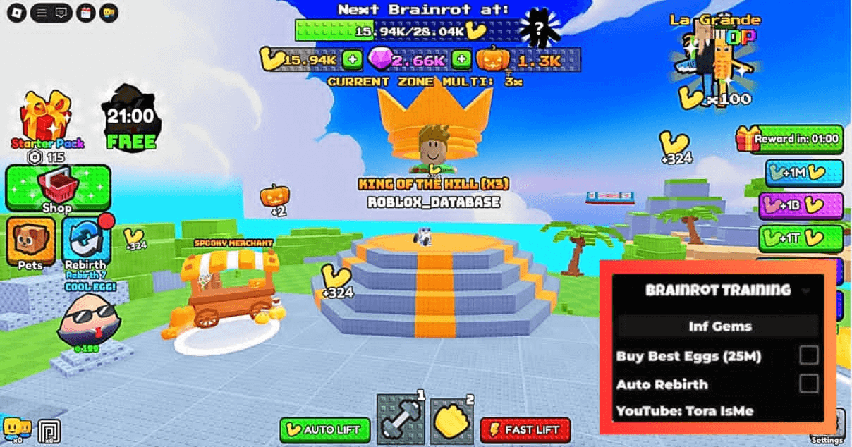 Brainrot Training Evolution Script