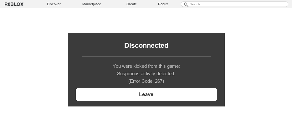 How to Fix Error Code 267 in Roblox