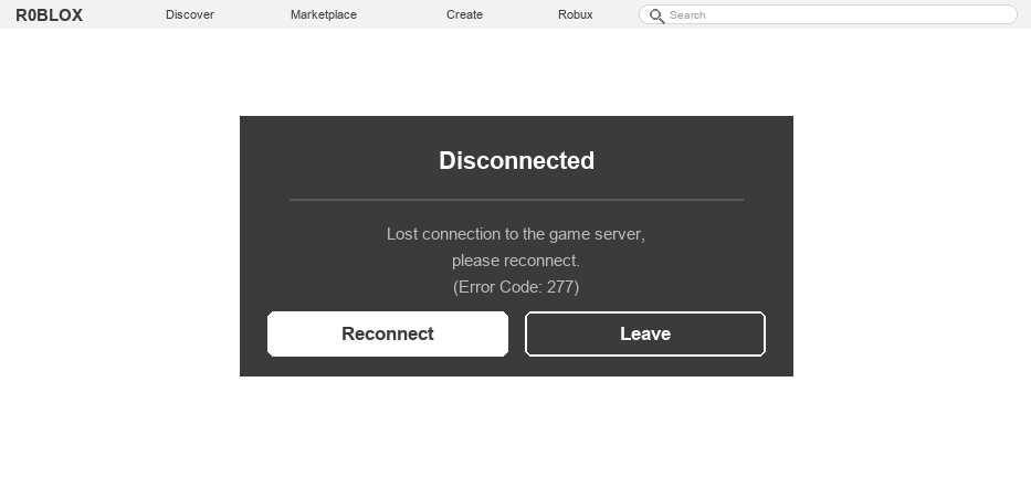 How to Fix Error Code 277 in Roblox