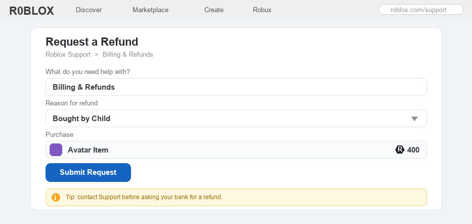 How to Refund Items on Roblox (and When You Can't)