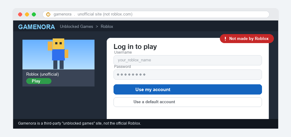 What Is Gamenora? Is It Safe to Play Roblox On It?