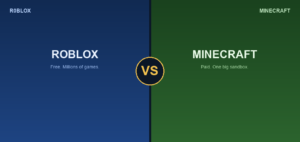 Roblox Vs Minecraft Which One Is Better 2026 Roblox Vs Minecraft Hero 300x142 