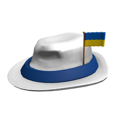 Free Items 200 International Fedora - Ukraine - free Roblox item