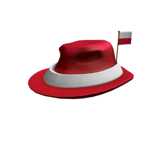 Free Items 194 International Fedora - Poland - free Roblox item