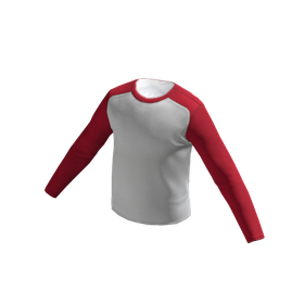 Free Items 121 Baseball Long Sleeve - Red - free Roblox item