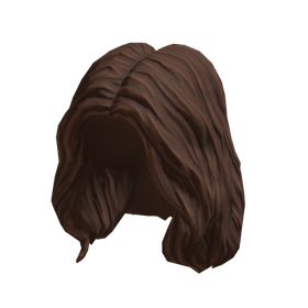 Free Items 118 Wavy Middle Part - Brown - free Roblox item