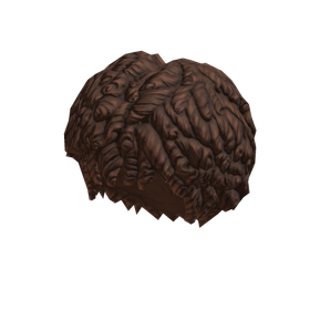 Free Items 64 Curly Afro - Cool Brown - free Roblox item