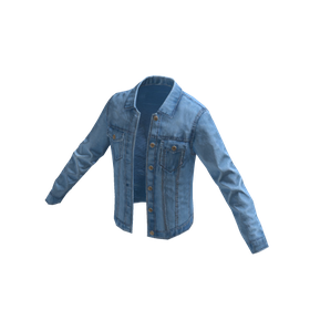 Free Items 130 Denim Jacket - Light Wash - free Roblox item