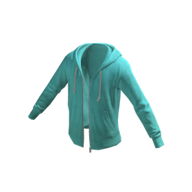 Free Items 160 Zip Hoodie - Teal - free Roblox item