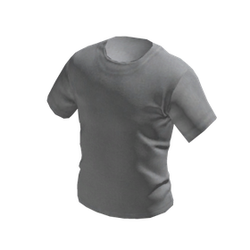 Free Items 122 Basic T-Shirt - Gray - free Roblox item