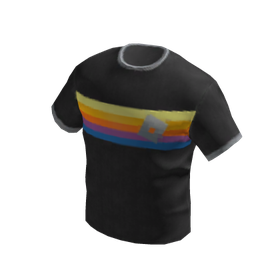 Free Items 153 Striped T-Shirt - Black - free Roblox item