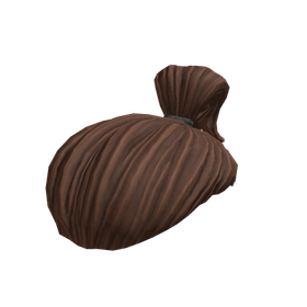 Free Items 113 Top Knot - Brown - free Roblox item