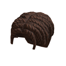 Free Items 100 Sideswept Dreads - Brown - free Roblox item