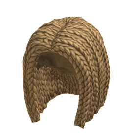 Free Items 55 Braided Hair - Blonde - free Roblox item