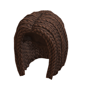 Free Items 56 Braided Hair - Cool Brown - free Roblox item
